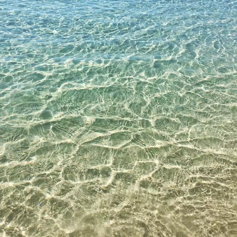 Crystal-clear Gulf water on Florida's 30A